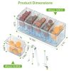 Ice Chilled Condiment Caddy Serving Tray