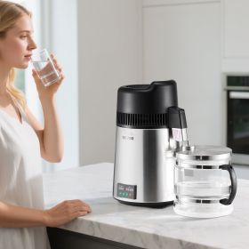 6L Water Distiller Home Countertop Purifier Machine Glass