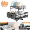 Dish Drying Rack with Drainboard