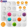 2 Pack 12 Cups Silicone Muffin Pans