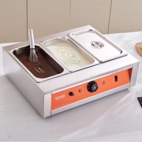 Chocolate Tempering Machine, 26.5 Lbs 3 Tanks Chocolate Melting Pot