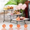 3-Tier Plastic Serving Tray
