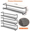 4Pcs Wall Mount Spice Racks