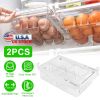 2Pcs Refrigerator Egg Drawer