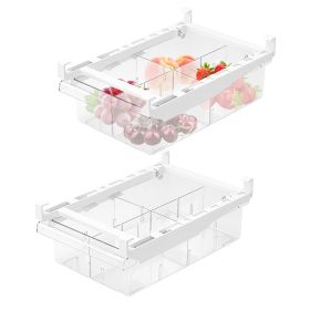 2Pcs Refrigerator Egg Drawer