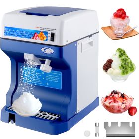 110V Electric Shaved Ice Machine 250W Snow Cone Maker Tabletop W/Adjustable Ice Texture