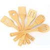 6Pcs Cooking Utensil Bamboo Wooden Spoons