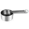 4Pcs Stainless Steel Measuring Cups