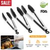 3Pcs Kitchen Tongs Stainless Steel