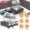 Dish Drying Rack with Drainboard