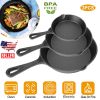 3Pcs Cast Iron Skillet Set