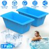 2 Pack 6.6LBS Silicone Freezer Molds