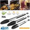 3Pcs Kitchen Tongs Stainless Steel