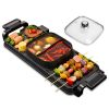 2 in 1 Electric Hot Pot with Grill
