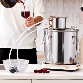 Moonshine Still 8 Gal Water Wine Alcohol Distiller Brewing Kit Stainless Steel