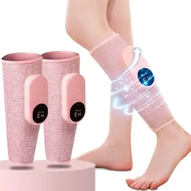 Leg Massager Leg Compression Massager For Circulation And Swelling, 3 Modes And 3 Intensities Leg Massager With Heat And Air Compression To Relieve Le