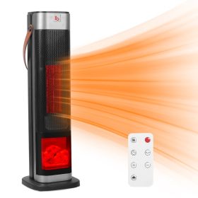 1500W Oscillating Ceramic Tower Space Heater