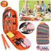 19Pcs Camping Cooking Utensil Kit
