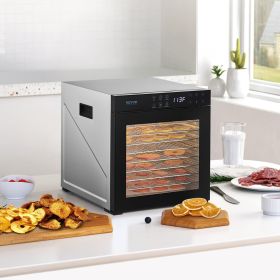 Food Dehydrator Machine Stainless Steel 1000W Jerky Meat Fruit Drying