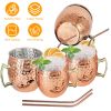 4Pcs Moscow Mule Mugs