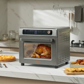 12-IN-1 Air Fryer Toaster Oven, 25L Convection Oven