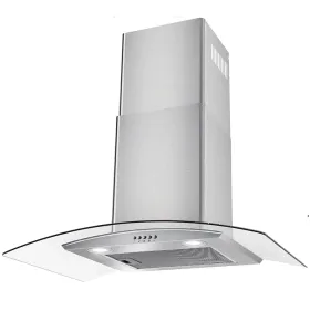30" Wall Mount Range Hood Tempered Glass