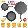 3Pcs Cast Iron Skillet Set