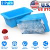 2 Pack 6.6LBS Silicone Freezer Molds