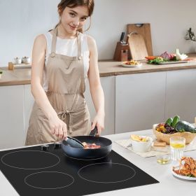 Built-in Electric Radiant Ceramic Cooktop 4 Burners