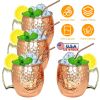 4Pcs Moscow Mule Mugs