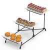 3-Tier Plastic Serving Tray
