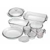 15-Piece Glass Food Storage Set with 4 Ramekins