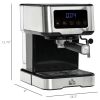 Kitchen Coffee Latte Cappuccino Espresso Machine with Milk Frother Wand