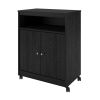 Black Utility Cart / Kitchen Microwave Cart