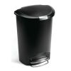 Kitchen Trash Can with Foot Pedal Step Lid
