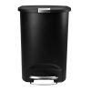 Kitchen Trash Can with Foot Pedal Step Lid