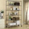 Heavy Duty 6-Shelf Metal Storage Rack Shelving Unit