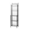 Wrought Iron Bakers Rack with 5 Shelves