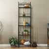 Wrought Iron Bakers Rack with 5 Shelves
