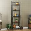 Wrought Iron Bakers Rack with 5 Shelves