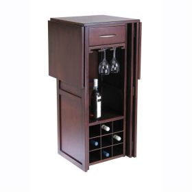 Wine Bottle Rack Mini Bar Expandable Counter