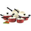 10-Piece Nonstick Ceramic Coating Cookware Set