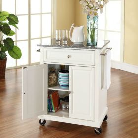 Kitchen Cart with Granite Top