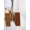 Ceiling Mount Single Bar Wooden Pot Rack