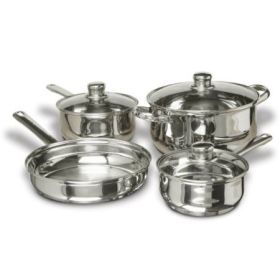 7-Piece Stainless Steel Cookware Set