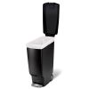 Black 10-Gallon Narrow Kitchen Trash Can