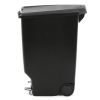 Black 10-Gallon Narrow Kitchen Trash Can