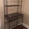 Kitchen Bakers Rack with Marble Finish Top