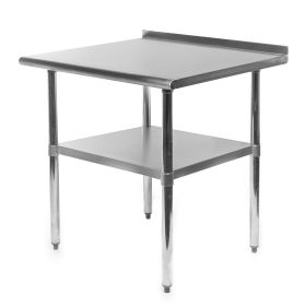 Stainless Steel Restaurant Kitchen Prep Work Table with Backsplash