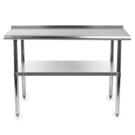 Heavy Duty 48 x 24 inch Stainless Steel Kitchen Prep Work Table